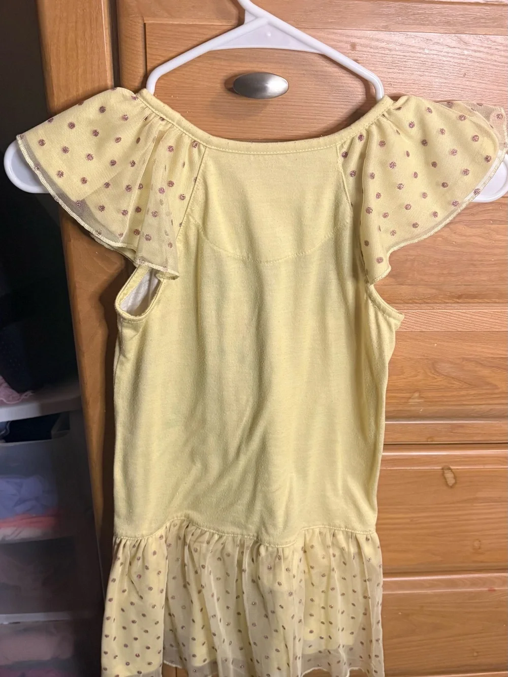 Disney Belle Yellow Graphic Nightshirt with Pink Logo - Picture 3 of 3